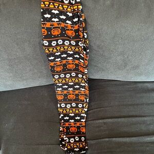 Marshalls Halloween Leggings with Pumpkins and Bats